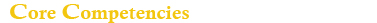 core competencies