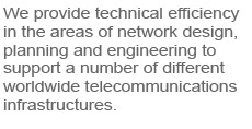 about how we can help your telecommunications effort